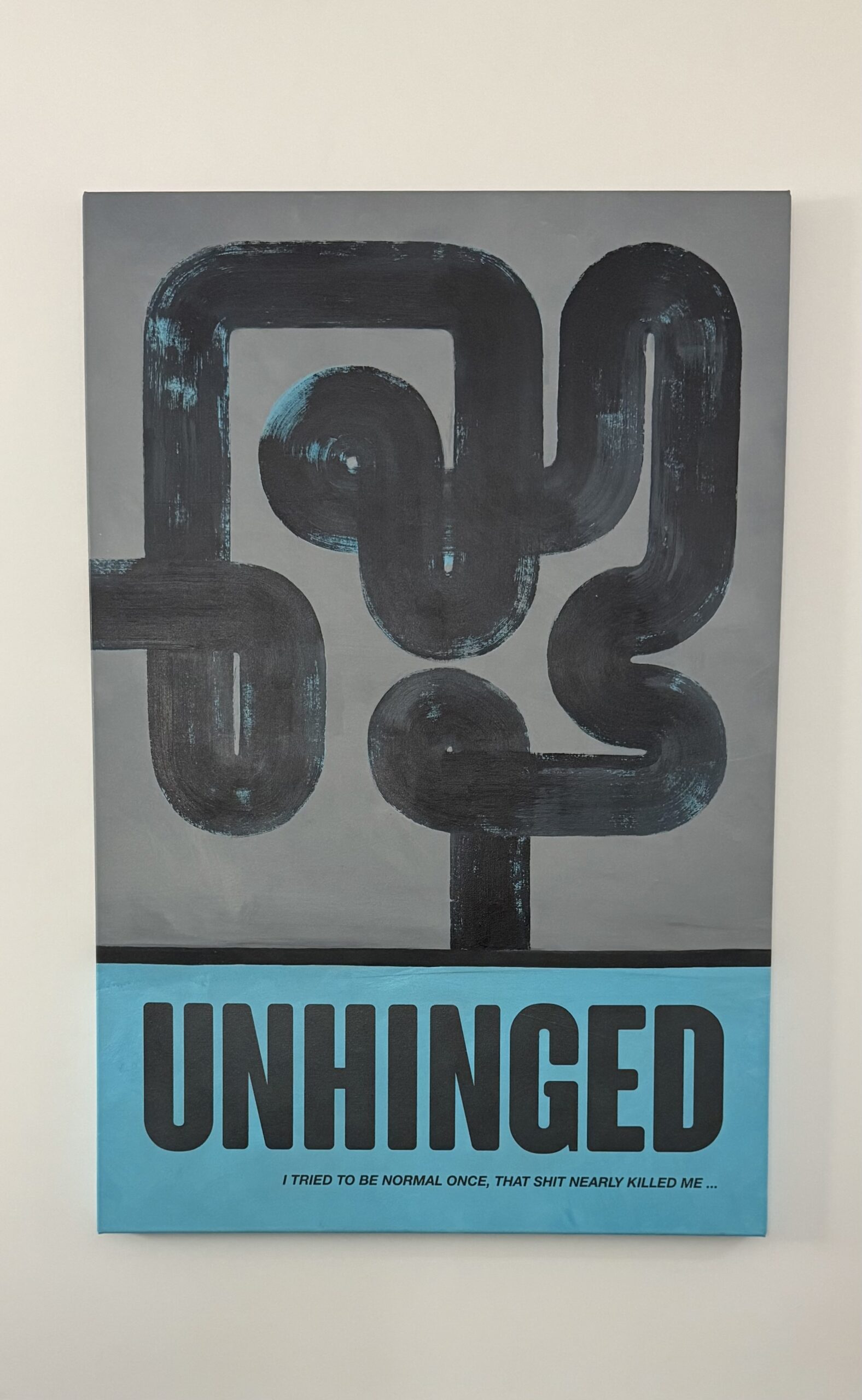 Mr. Controversial - Unhinged - (WFABLKORDRCANV19) - Medium: Oil & Acrylic - Dimensions: 60X40 Inches - 1 of 1 Original